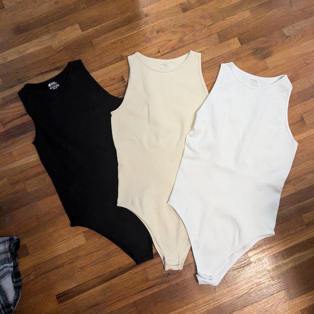 OQQ TikTok Neutral Bodysuit XL Bundle